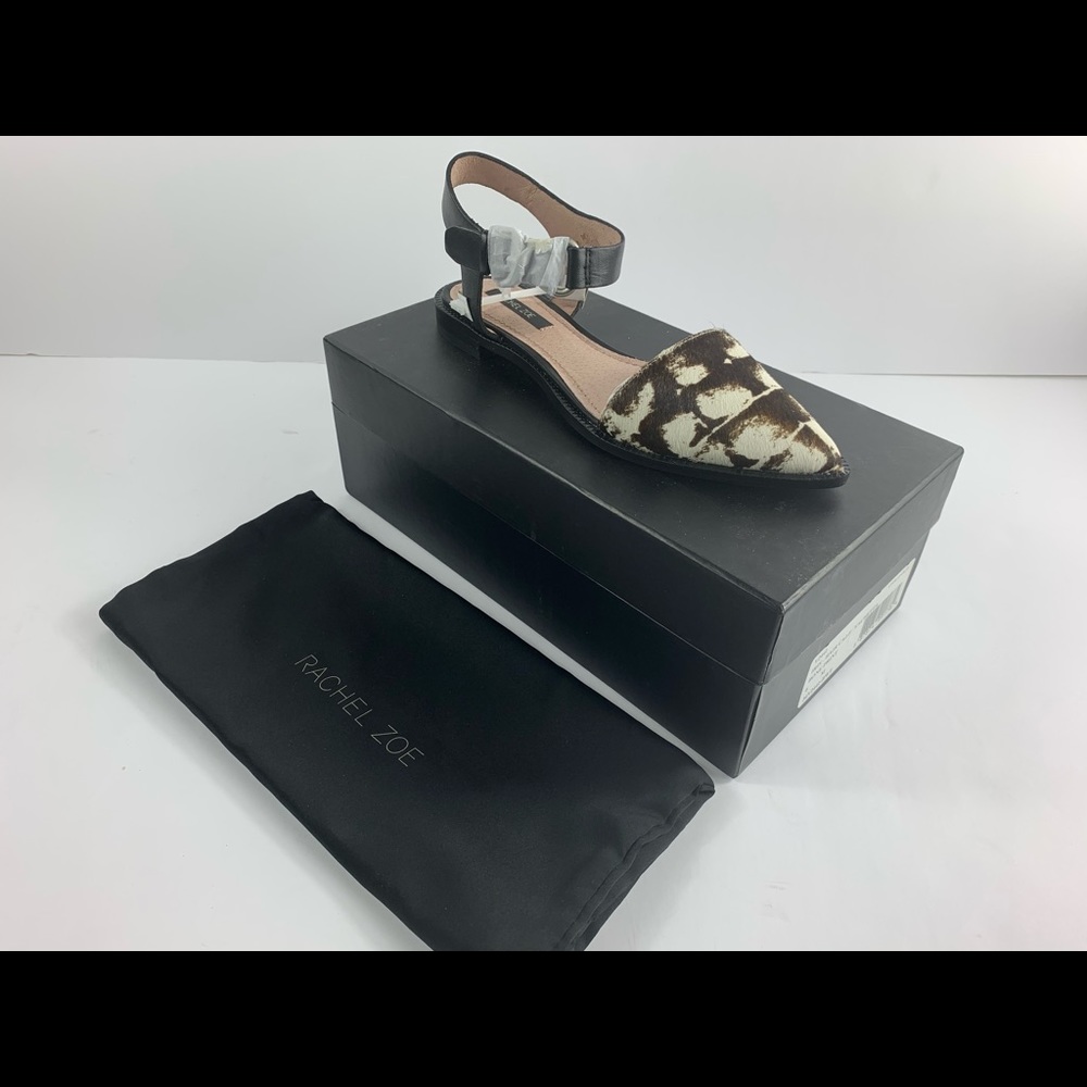 Rachel Zoe IRIS - HAIR CALF/VACHETTA SANDALS Sz. 6